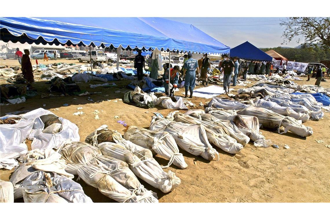 "Das Wasser kommt": 20 Jahre nach der Tsunami-Katastrophe Allein in Thailand kamen mehr als 5400 Menschen durch die Flutwelle ums Leben. (Archivbild)