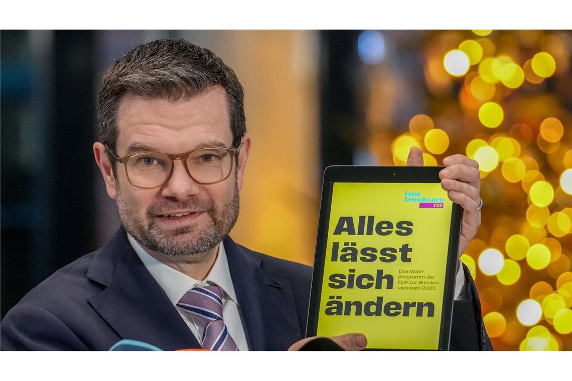 Bilder des Tages Alles lässt sich ändern - das Wahlprogramm der FDP zur Bundestagswahl 2025