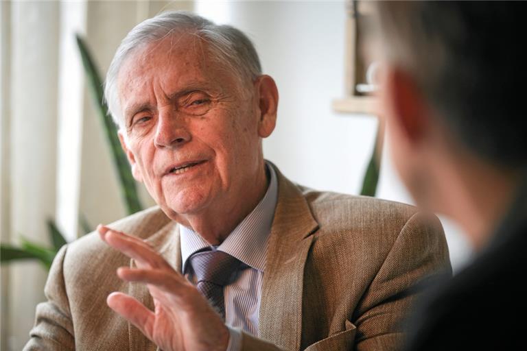 Als gläubiger Christ ist Robert Antretter davon überzeugt, dass jedes menschliche Leben denselben Wert hat. Archivfoto: A. Becher