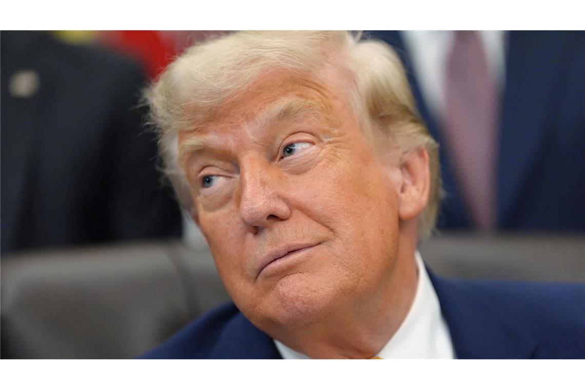Als Washington Hilfe erbeten habe gegen den Iran, seien wichtige Partner nicht für die Vereinigten Staaten da gewesen, sagte Trump im Weißen Haus.