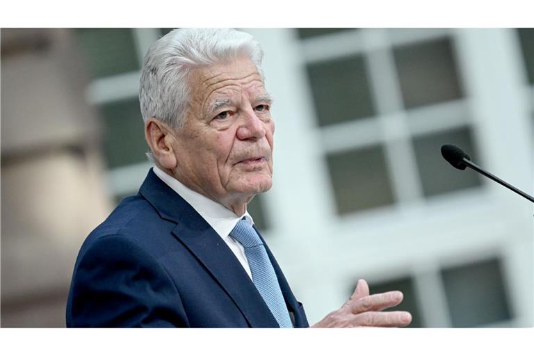 Alt-Bundespräsident Joachim Gauck fordert mehr Entschlossenheit beim Schutz der Menschenwürde. (Archivfoto)