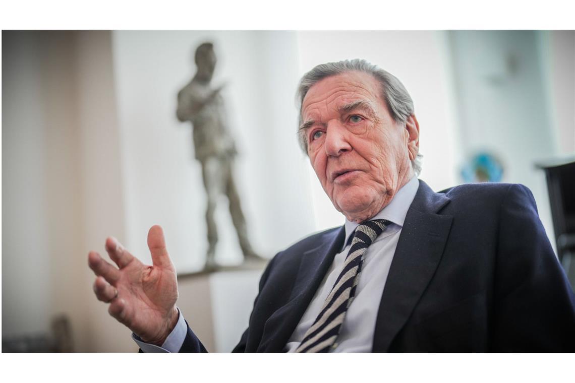 Schröder verzichtet im Streit um Büro auf weitere Klage Altbundeskanzler Gerhard Schröder (Archivbild).