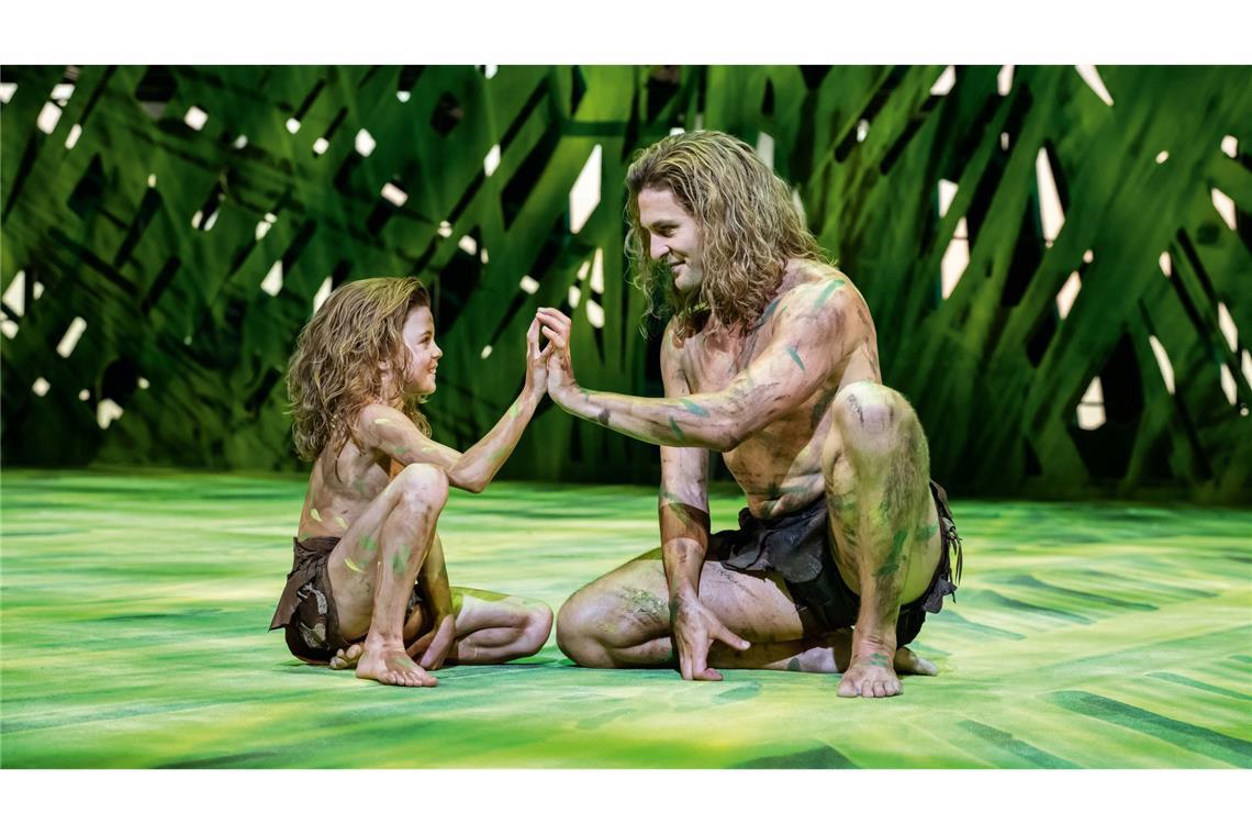 Am 19.12. stehen Vater und Sohn beim Musical "Tarzan" gemeinsam auf der Bühne.