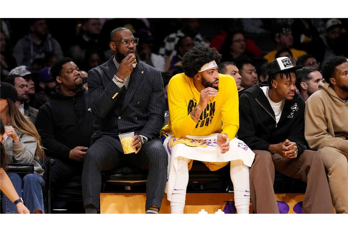 Am 9. Februar 2023 kann Superstar LeBron James nicht für die Lakers auflaufen - just das Spiel steht nun im Fokus bei Ermittlungen wegen Wettmanipulationen und Insiderhandel (Archivfoto).