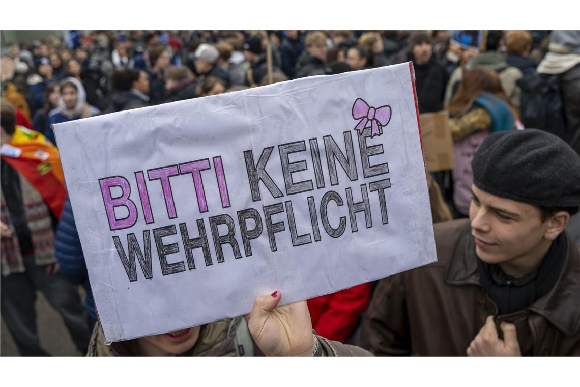 Am Donnerstag finden Schulstreiks gegen die Wehrpflicht statt. (Archivbild)