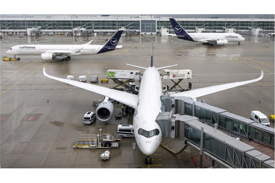 Warnstreik wird Flughafen in München größtenteils lahmlegen Am Flughafen in München fallen am Donnerstag und Freitag wegen eines Streiks die meisten Flüge weg (Archivfoto).