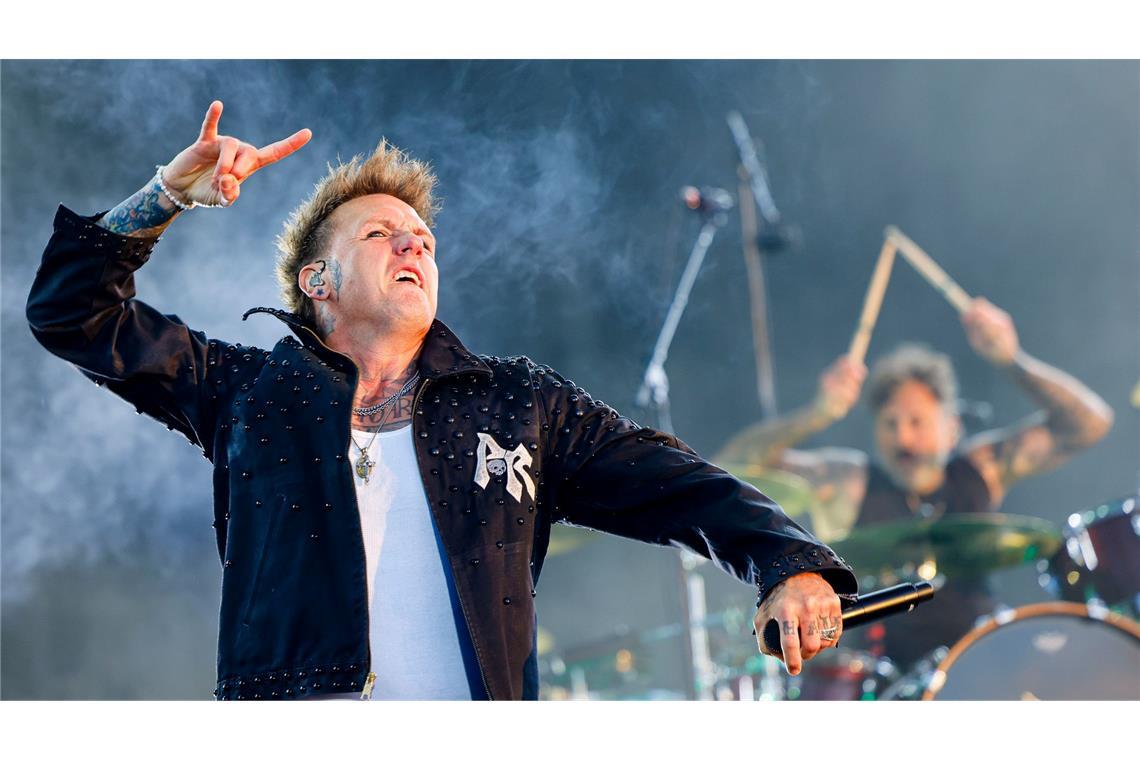 Endspurt für Schlammfestival in Wacken Am Freitagabend brachten Papa Roach das Infield des Festivals zum Kochen.