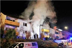 Am Gebäude entstand großer Sachschaden. Foto: 7aktuell.de/Kevin Lermer