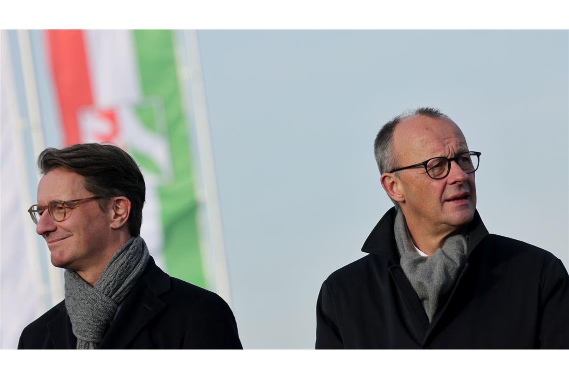 Am Montag kommt es zu einem Treffen zwischen Wüst und Merz. (Archivbild)
