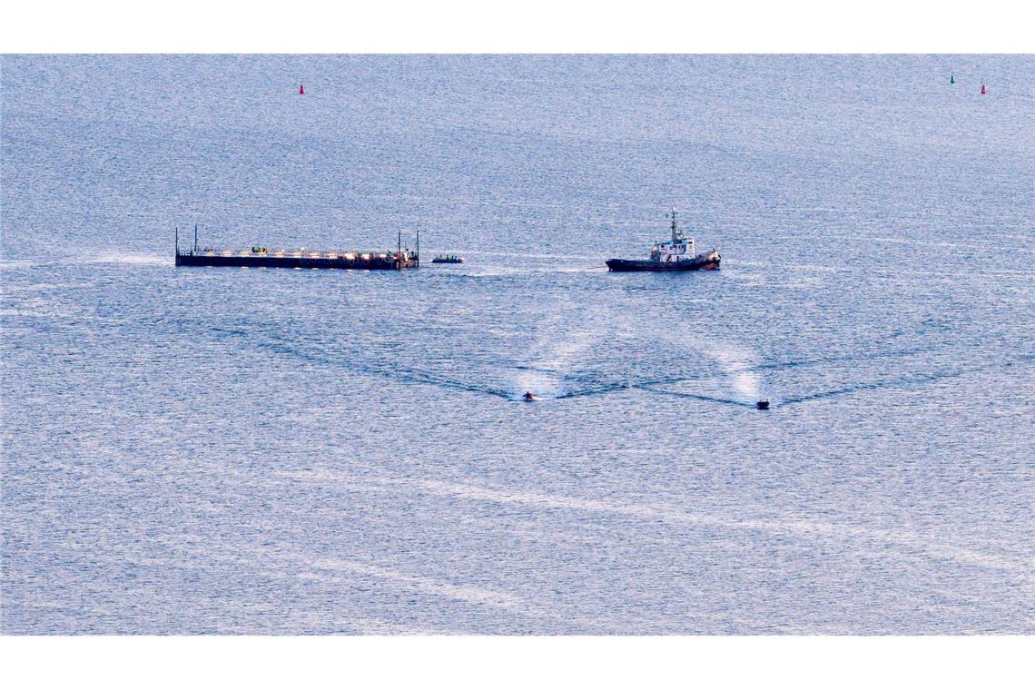 Am Morgen war der Verband südöstlich vor Fehmarn.