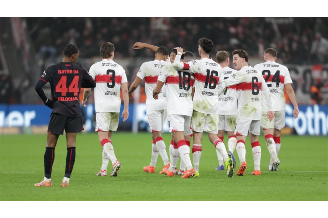 Am Saisonende qualifizierten sich die Stuttgarter als Vierter für die Champions League - mit drei Punkten Vorsprung vor Leverkusen und damit auch dank des 4:1-Auswärtssiegs im Januar.