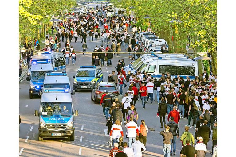 Am Samstag wird es rund um die Stuttgarter Arena wieder sehr voll werden.