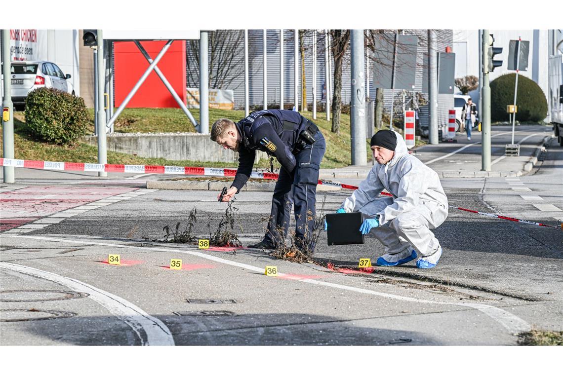 Am Tatort wurden Spuren gesichert.