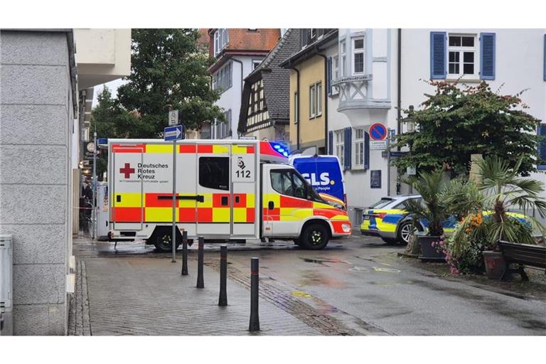 Am Tuttlinger Rathaus gab es am Donnerstagmittag einen Polizeieinsatz.