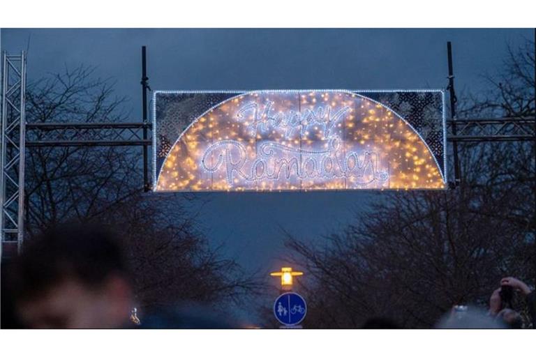 Am Wochenende kam es zu zwei Vorfällen an der Freiburger Ramadan-Beleuchtung.