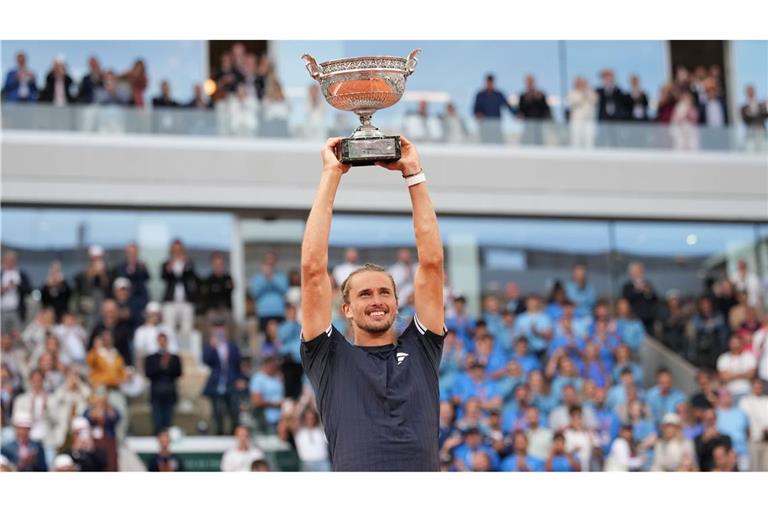 Am Ziel seiner Träume angelangt: Alexander Zverev.