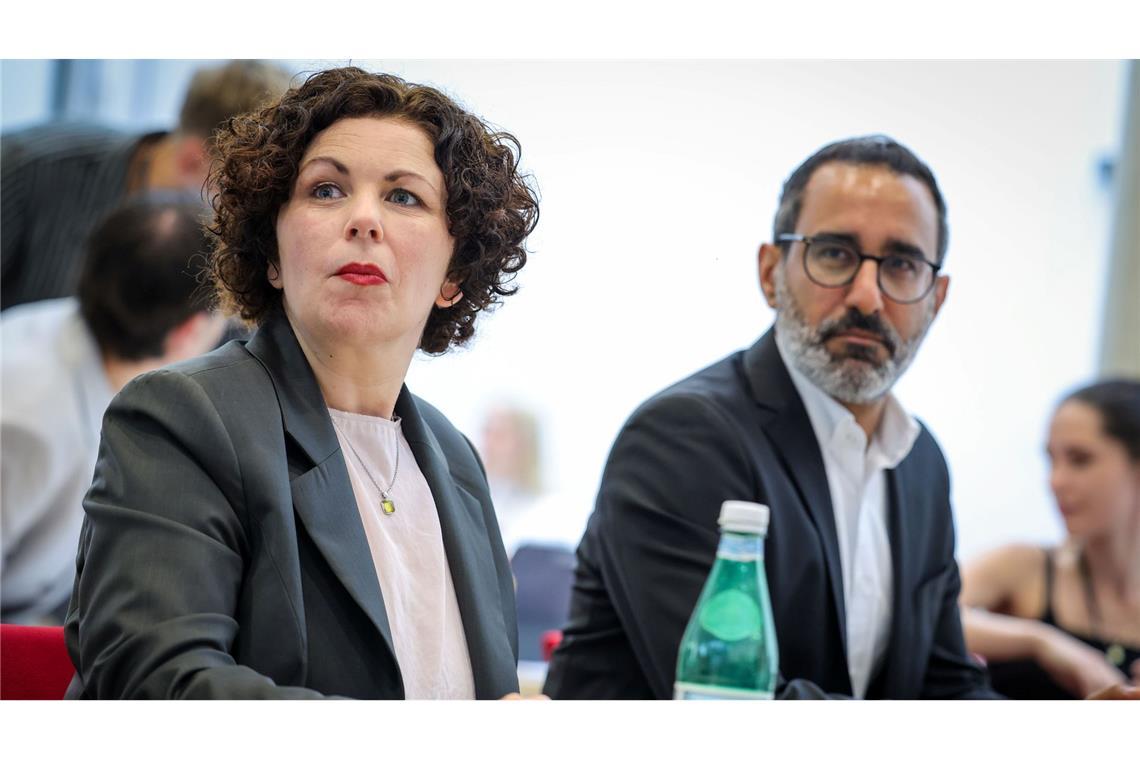 Amira Mohamed Ali und Amid Rabieh nehmen am Gründungskongress teil.