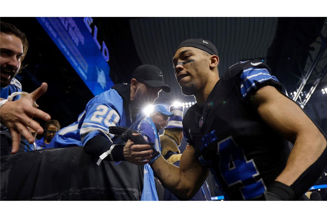 Für St. Brown und die Lions "fängt die Show jetzt erst an" Amon-Ra St. Brown und die Lions gehen erstmals in ihrer Geschichte als Tabellenführer in die Playoffs.