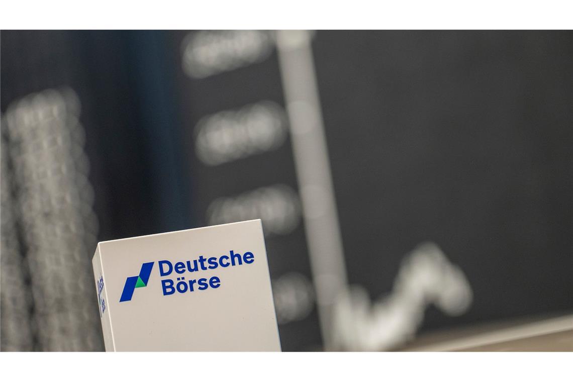 An der Börse sinken die Kurse.