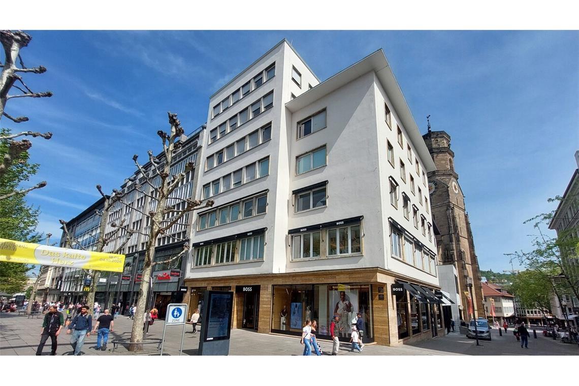 An der Ecke zur Stiftstraße (r.) befindet sich das Gebäude Königstraße 19B.