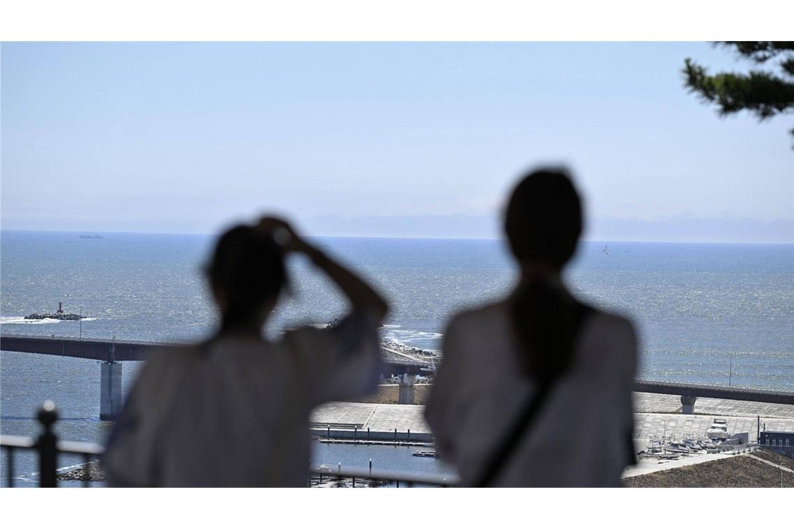 Japan verzeichnet 1,3 Meter hohe Tsunamiwelle An der Küste im Nordosten Japans herrscht eine Tsunami-Warnung.