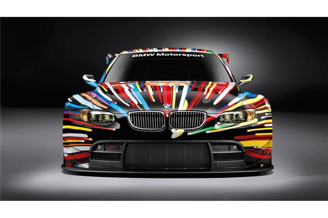 Warum ein alter Sportwagen auf neuen Kraftstoff abfährt An diesem M3 GT2 (2010) hat der Künstler Jeff Koons Hand angelegt.