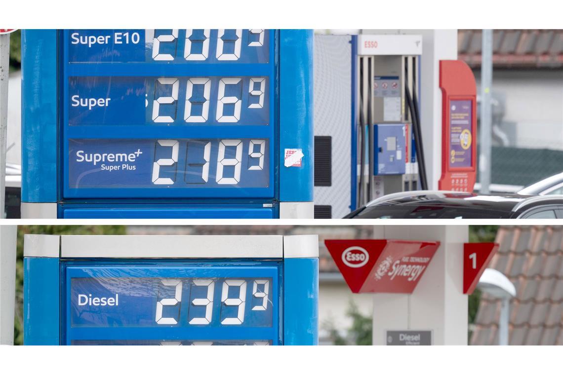 An dieser Tankstelle sind die Preise mittags teils deutlich gestiegen.
