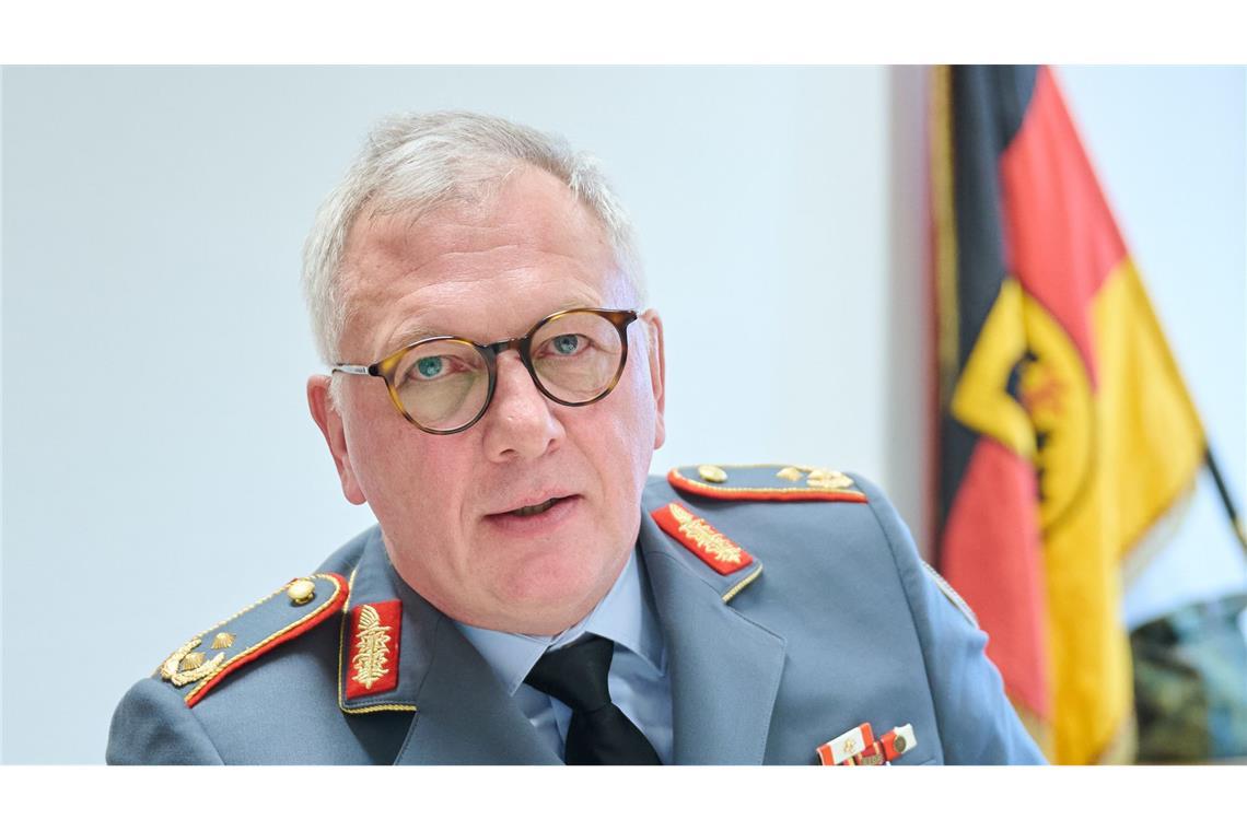 General warnt vor Sabotage und Drohnen Andreas Henne, Generalmajor und künftiger Kommandeur der Heimatschutzdivision (Archivbild).