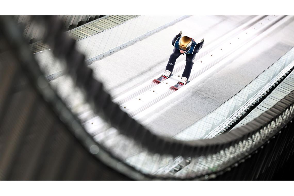 Andreas Wellinger verlässt Italien ohne Medaille.