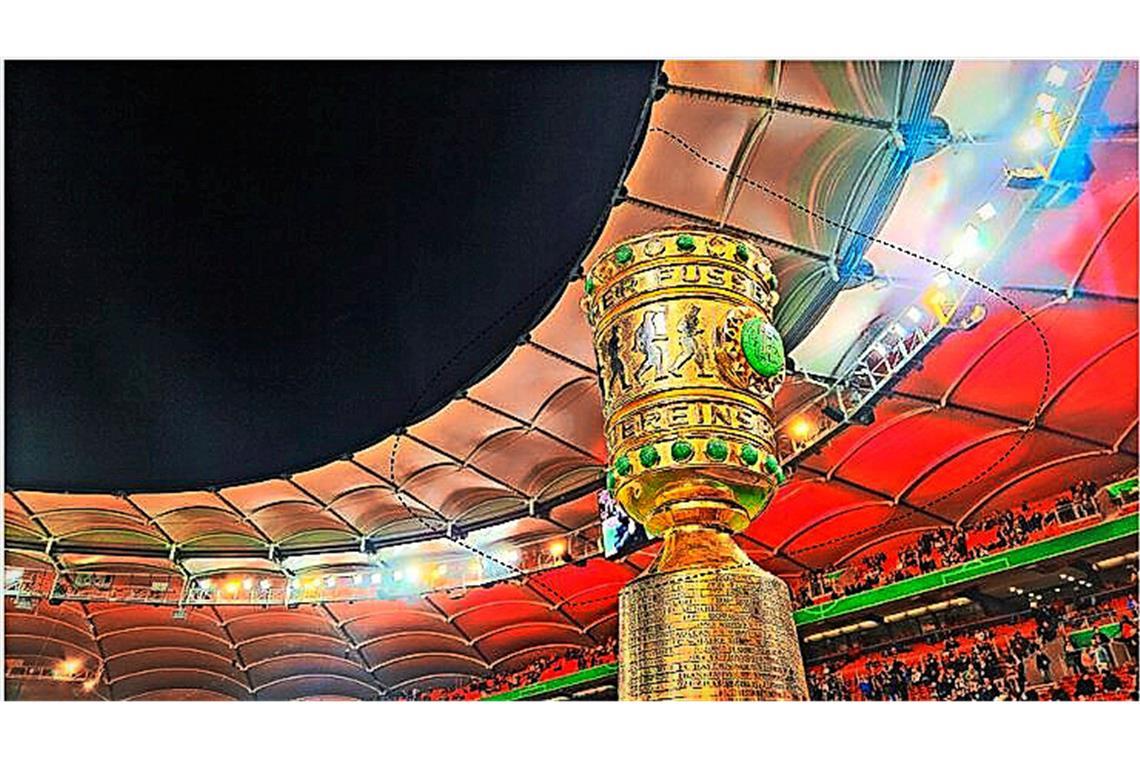 Die große Pokalchance Anfang April wird in der Stuttgarter Arena im Pokal-Halbfinale wieder das Flutlicht angehen.
Foto: Baumann