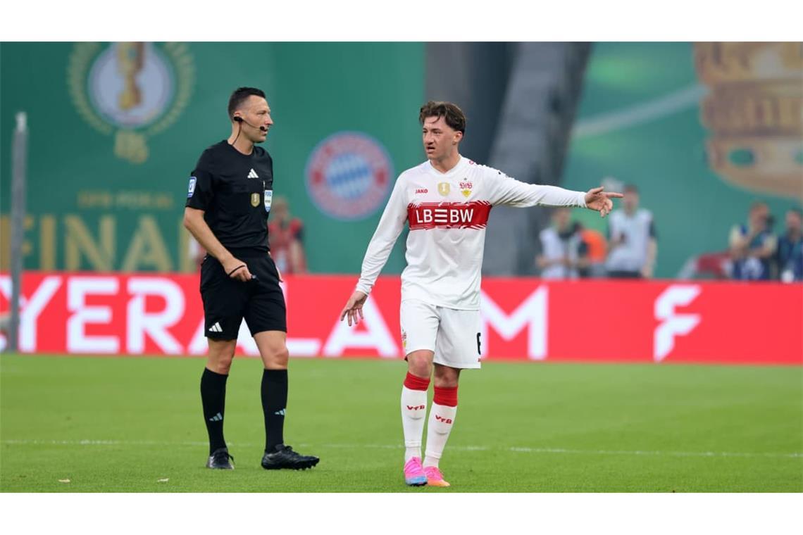 Angelo Stiller lenkt das Spiel der Stuttgarter.