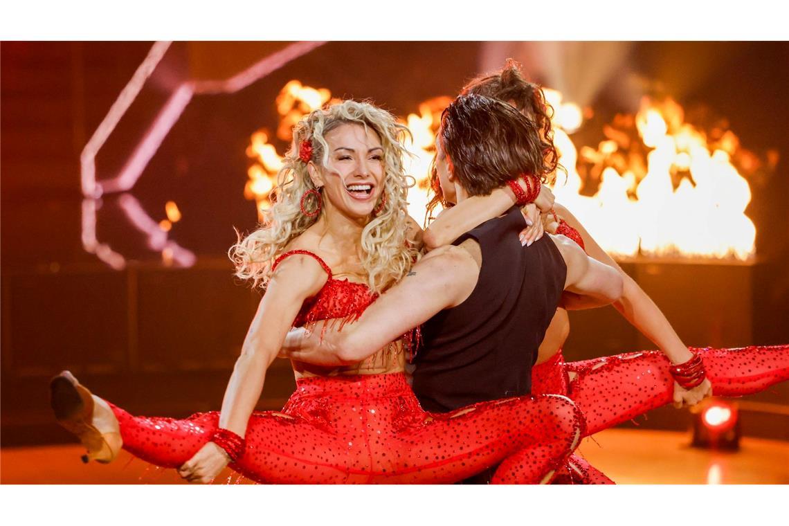 Anna-Carina Woitschack erhielt im Viertelfinale die schlechteste Wertung.