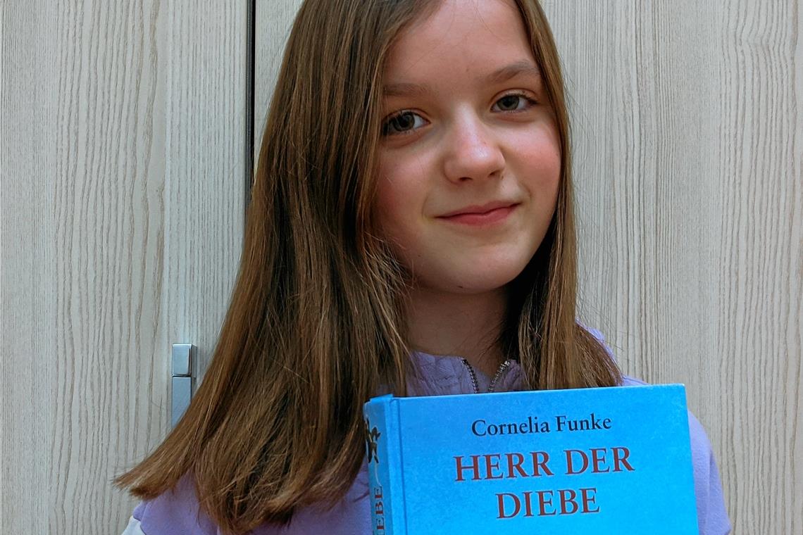 Ausdrucksstark und in perfektem Tempo Anna Merklinger hat sich eine spannende Stelle aus Cornelia Funkes Klassiker ausgesucht und sie eindrücklich vorgelesen. Foto: privat