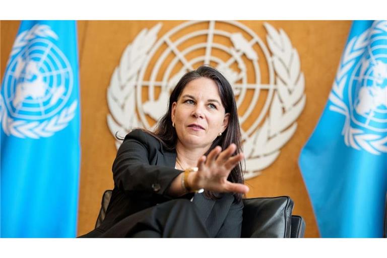 Annalena Baerbock bei der UN – ihre Mission dort endet schon bald.