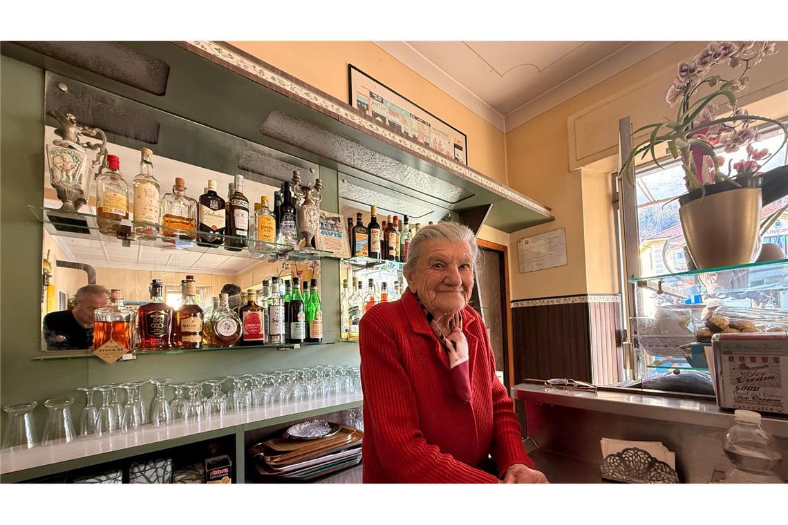 Nonna Anna macht Caffè - auch mit 100 noch Ans Aufhören denkt die Unternehmerin nicht.
