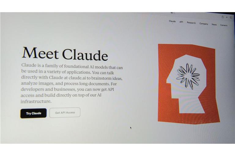Anthropic ist vor allem bekannt für seine KI-Software Claude, die mit ChatGPT konkurriert. (Archivbild)