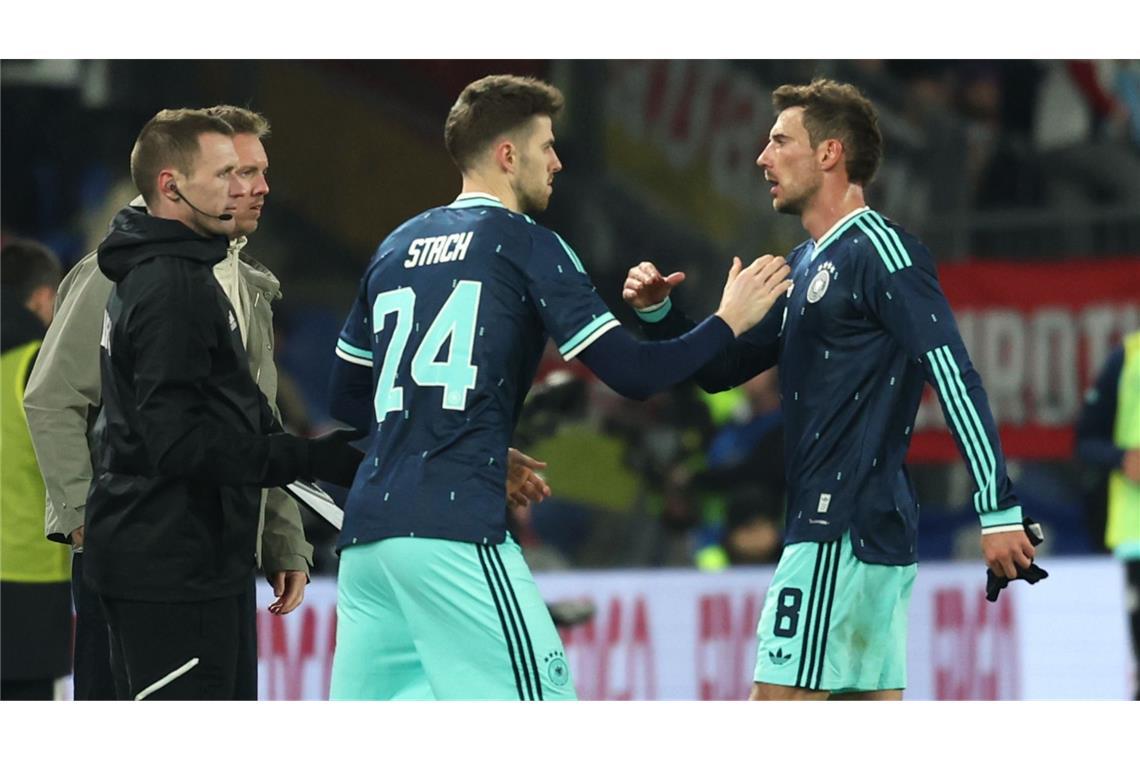 Anton Stach: Kam in der 80. Minute für Leon Goretzka – zu spät für eine Bewertung.