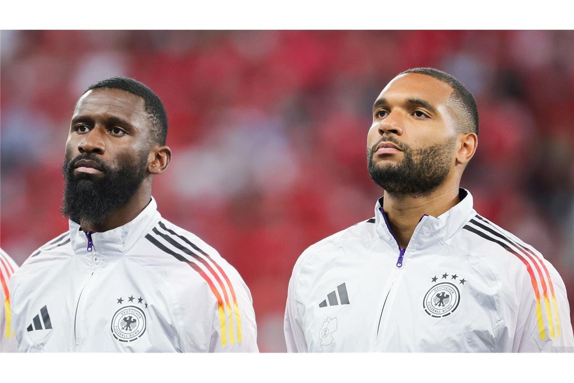 Defensiver Schlüssel: Nagelsmanns Detail für Titeltraum Antonio Rüdiger (l.) und Jonathan Tah (r.) sind Garanten des Aufschwungs der Nationalmannschaft in diesem Jahr.