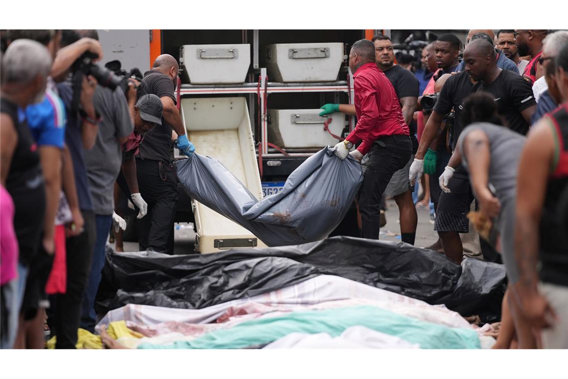 Schlag gegen Drogenbande: 132 Tote bei Polizeieinsatz in Rio Schlag gegen Drogenbande: 132 Tote bei Polizeieinsatz in Rio