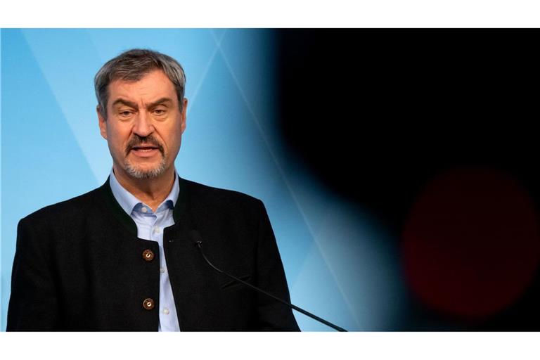 Appelliert an die Abgeordneten: Markus Söder.