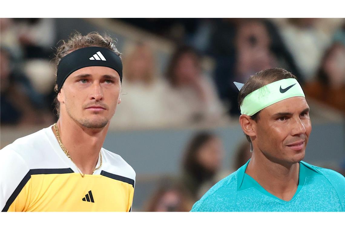 Zverev testet neuen Coach - Rafael Nadal als Mentor? Arbeiten sie bald zusammen? Alexander Zverev (l) und Rafael Nadal.