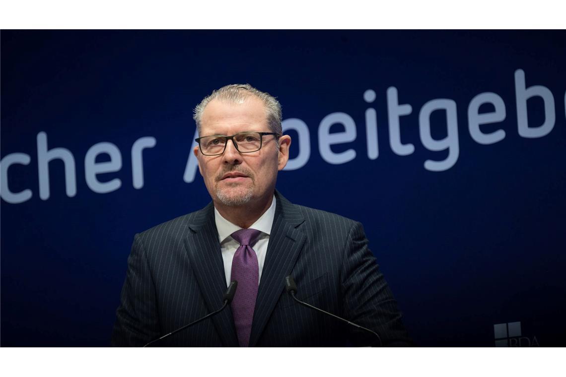 Arbeitgeberpräsident Rainer Dulger stellt ganz andere Konzepte in den Mittelpunkt. (Archivbild)