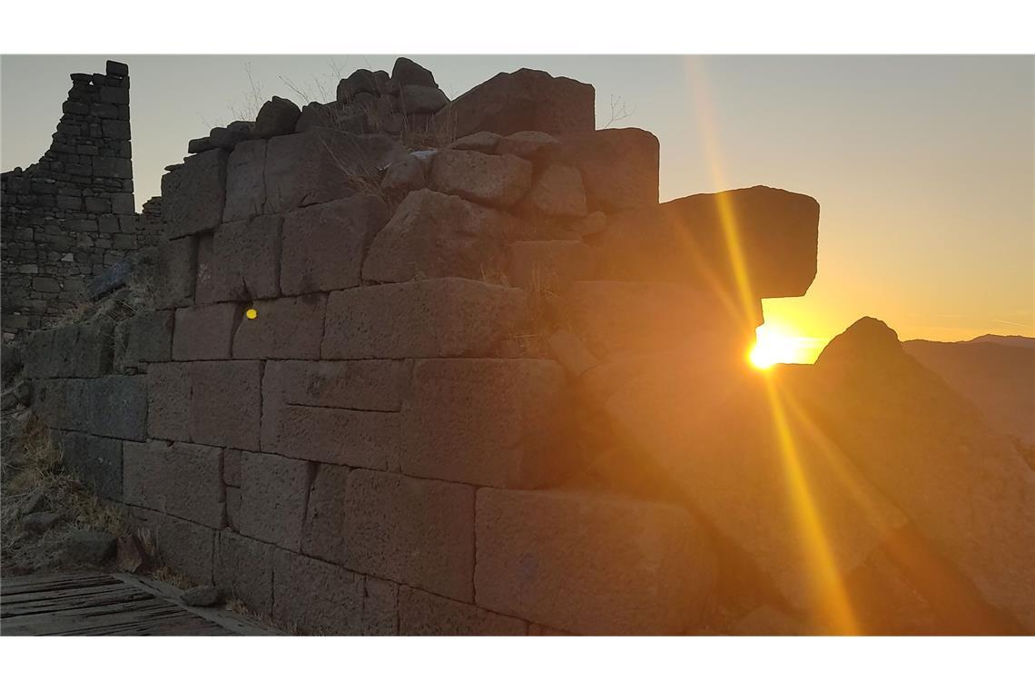 Warum ein instabiles Klima schlecht für die Menschheit ist Archäologische Funde wie diese Ruine geben Aufschluss über die Bevölkerung auf der Erde und den Einfluss des Klimas auf ihre Entwicklung vor vielen Jahrhunderten.