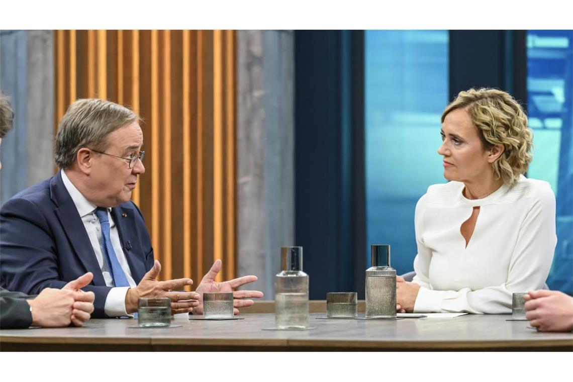 Armin Laschet, CDU-Bundestagsabgeordneter und ehemaliger CDU-Vorsitzender, war am Sonntagabend bei Caren Miosga zu Gast.