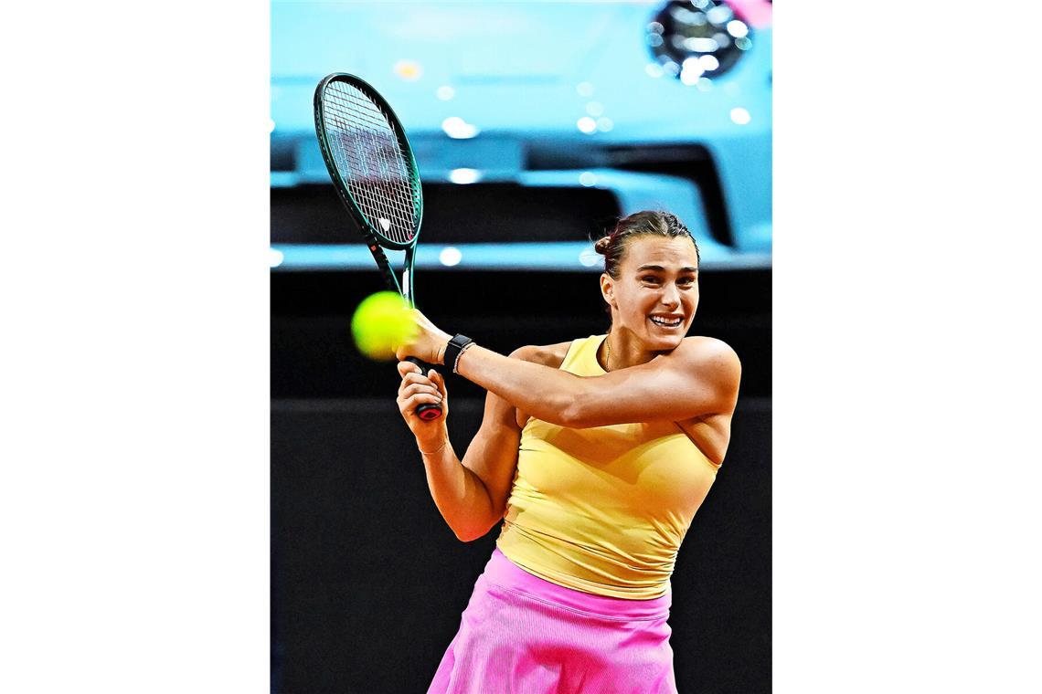 Weltelite trifft auf Tradition Aryna Sabalenka, die Nummer eins, hat in Stuttgart noch nicht gewonnen.