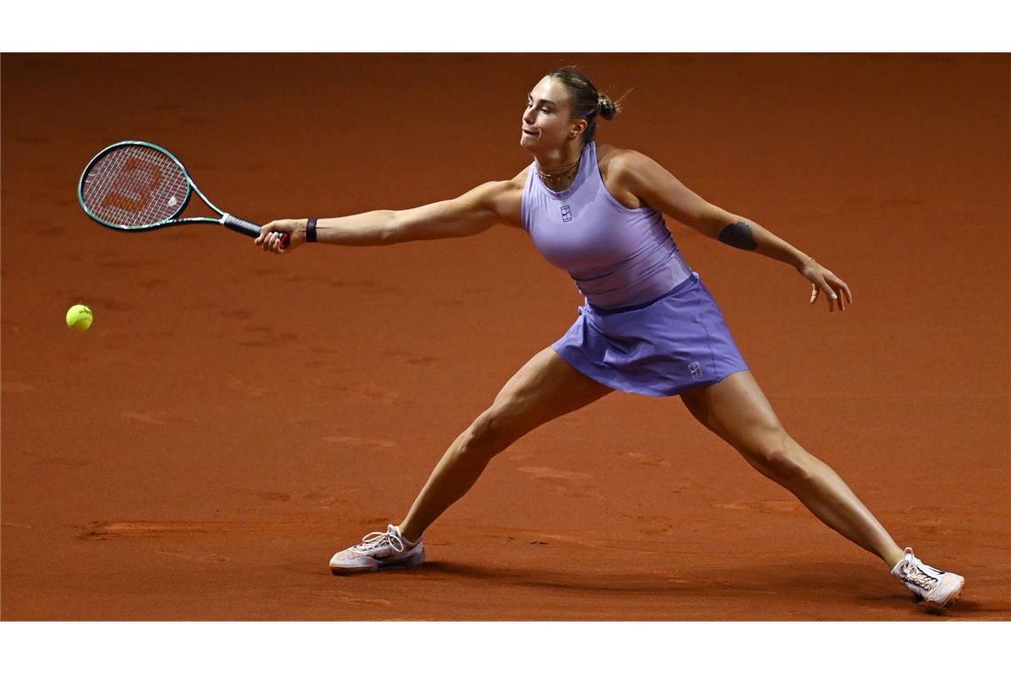 Aryna Sabalenka ist auch im kommenden Jahr beim Tennisturnier in Stuttgart dabei.