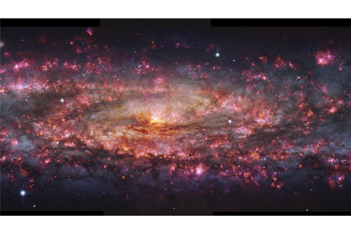 Wie gemalt mit 1000 Farben: Bild zeigt Details der Sculptor-Galaxie