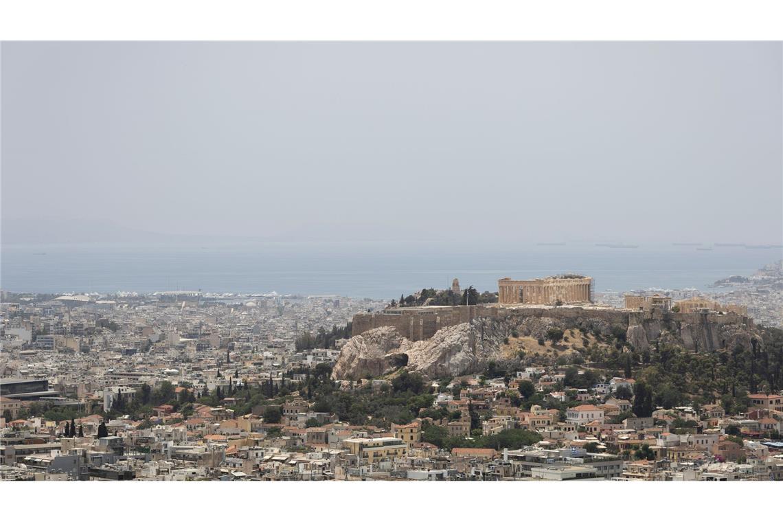 Mama Mercouri - Wie sich Europa die Kulturhauptstadt erfand Athen war 1985 die erste Kulturhauptstadt Europas - Blick auf die Akropolis vom Lycabettus-Hügel.