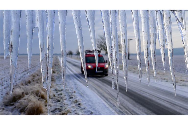 Auch am Donnerstag kann es wieder glatt werden.