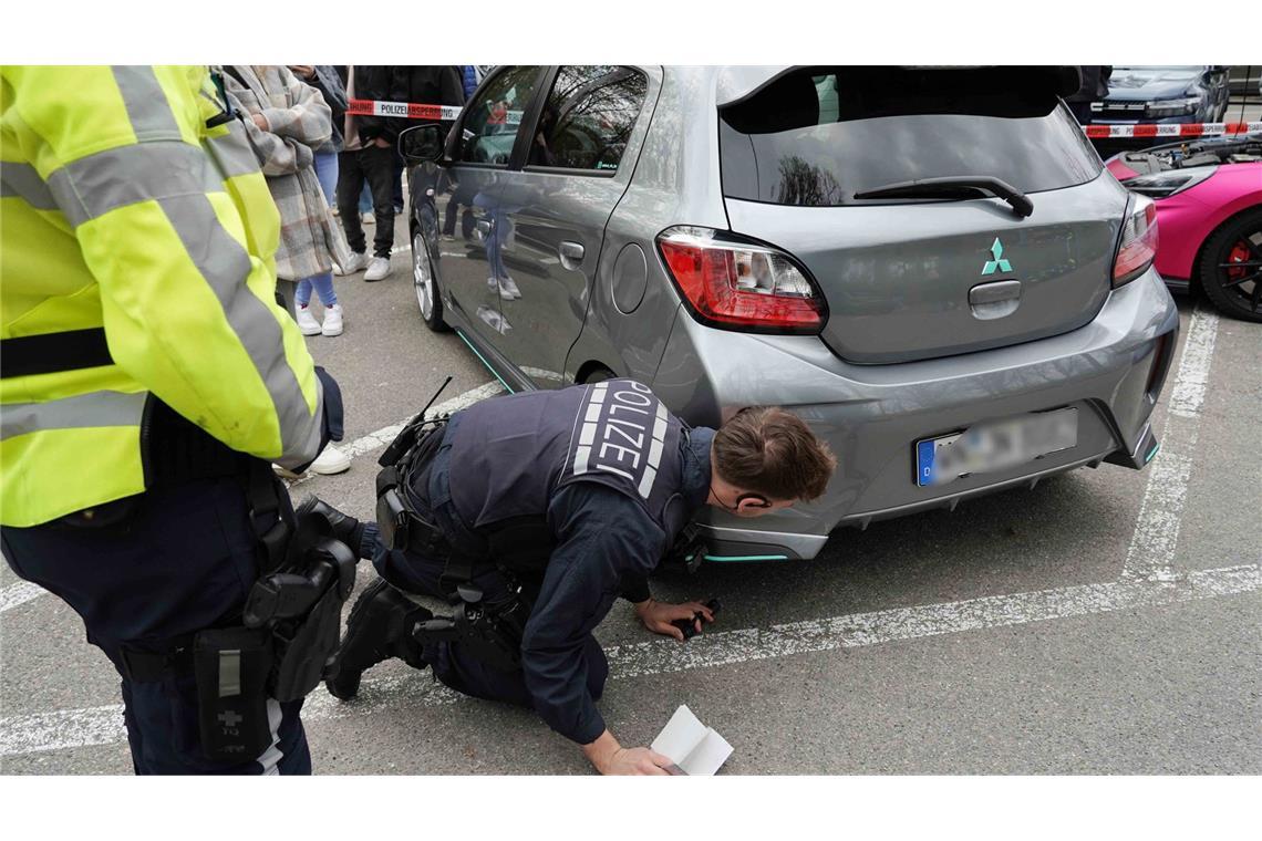 Auch am Stuttgarter Fernsehturm hat die Polizei am Freitag kontrolliert.